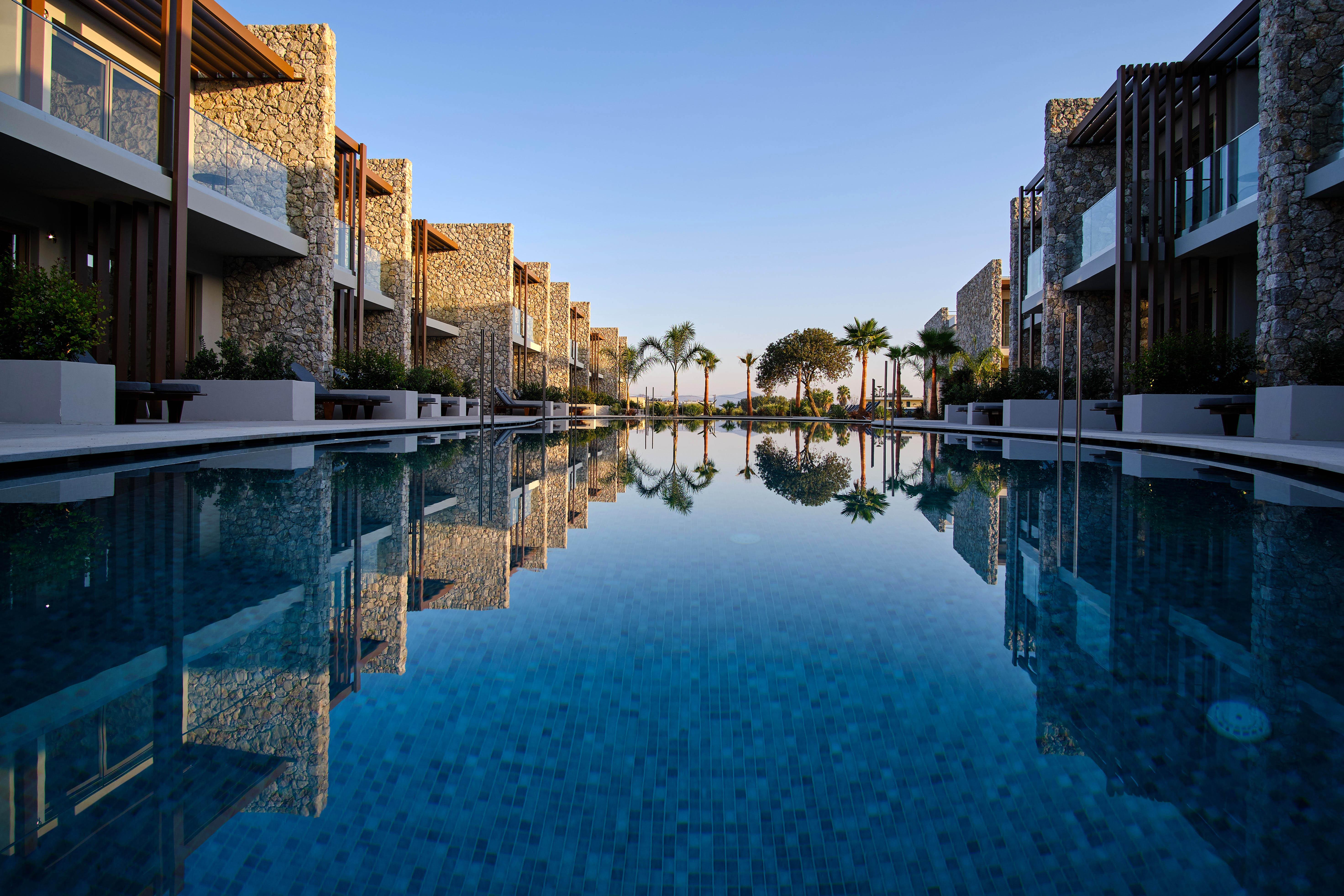Utopia Blu Hotel Tigkaki  Ngoại thất bức ảnh