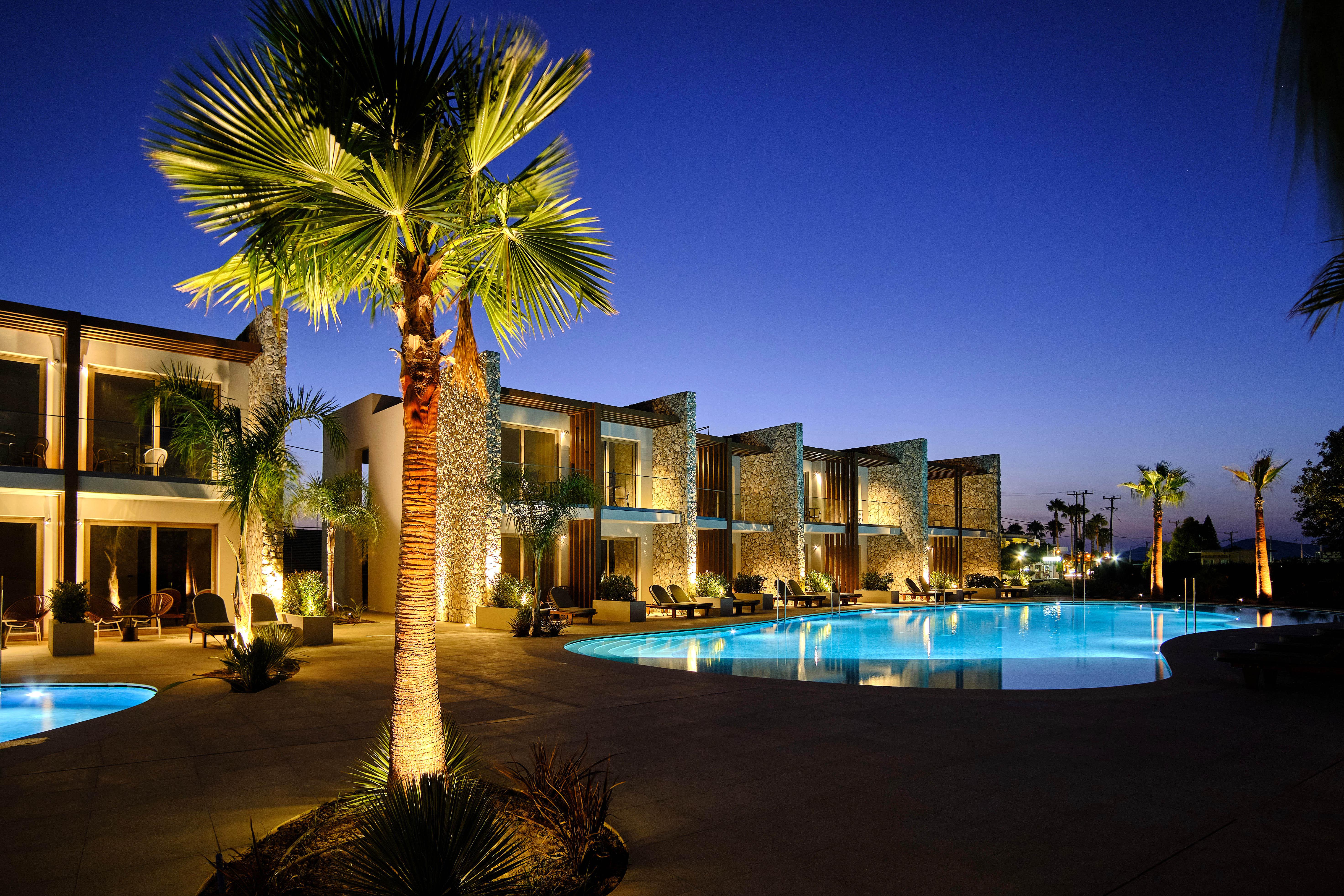 Utopia Blu Hotel Tigkaki  Ngoại thất bức ảnh