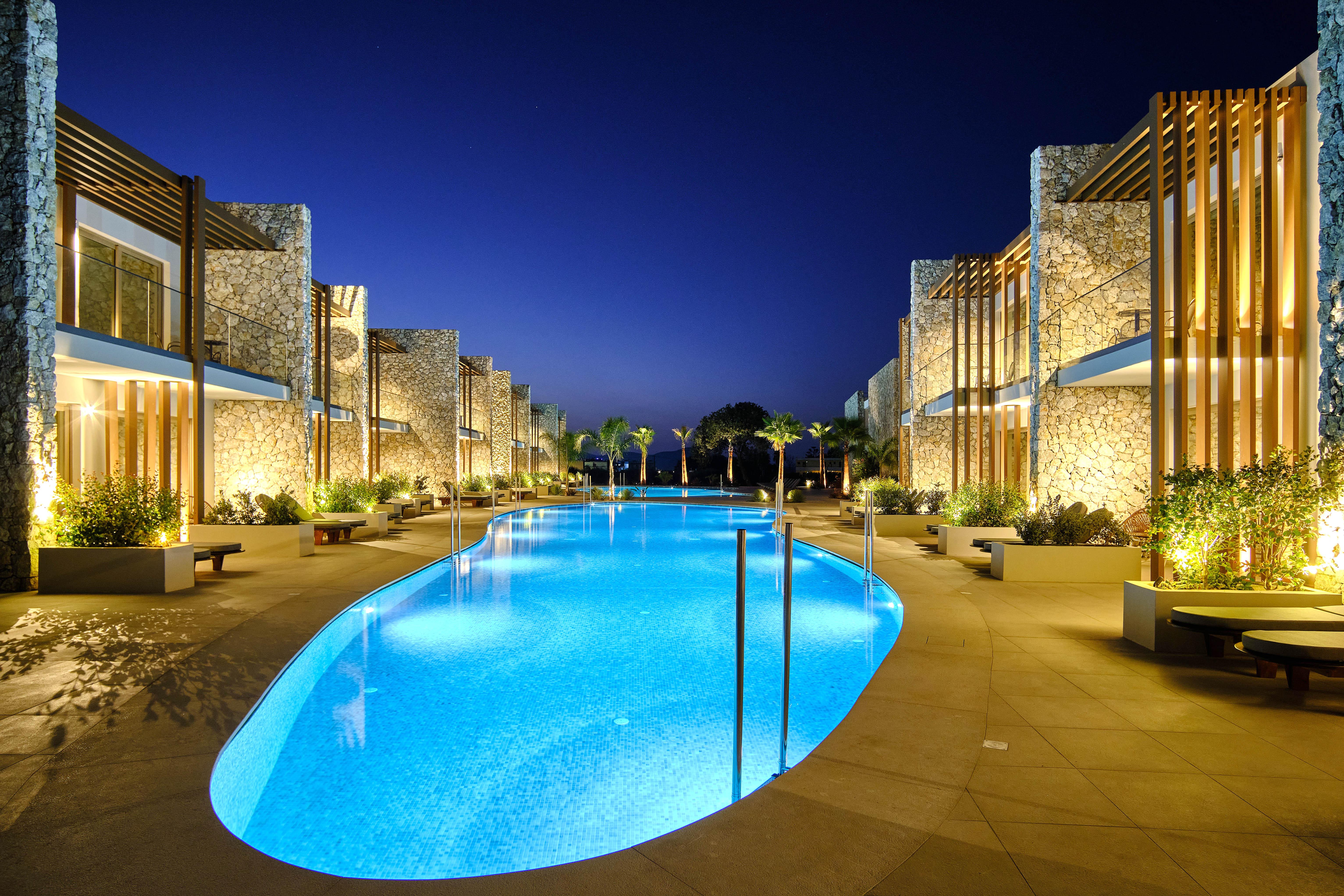 Utopia Blu Hotel Tigkaki  Ngoại thất bức ảnh