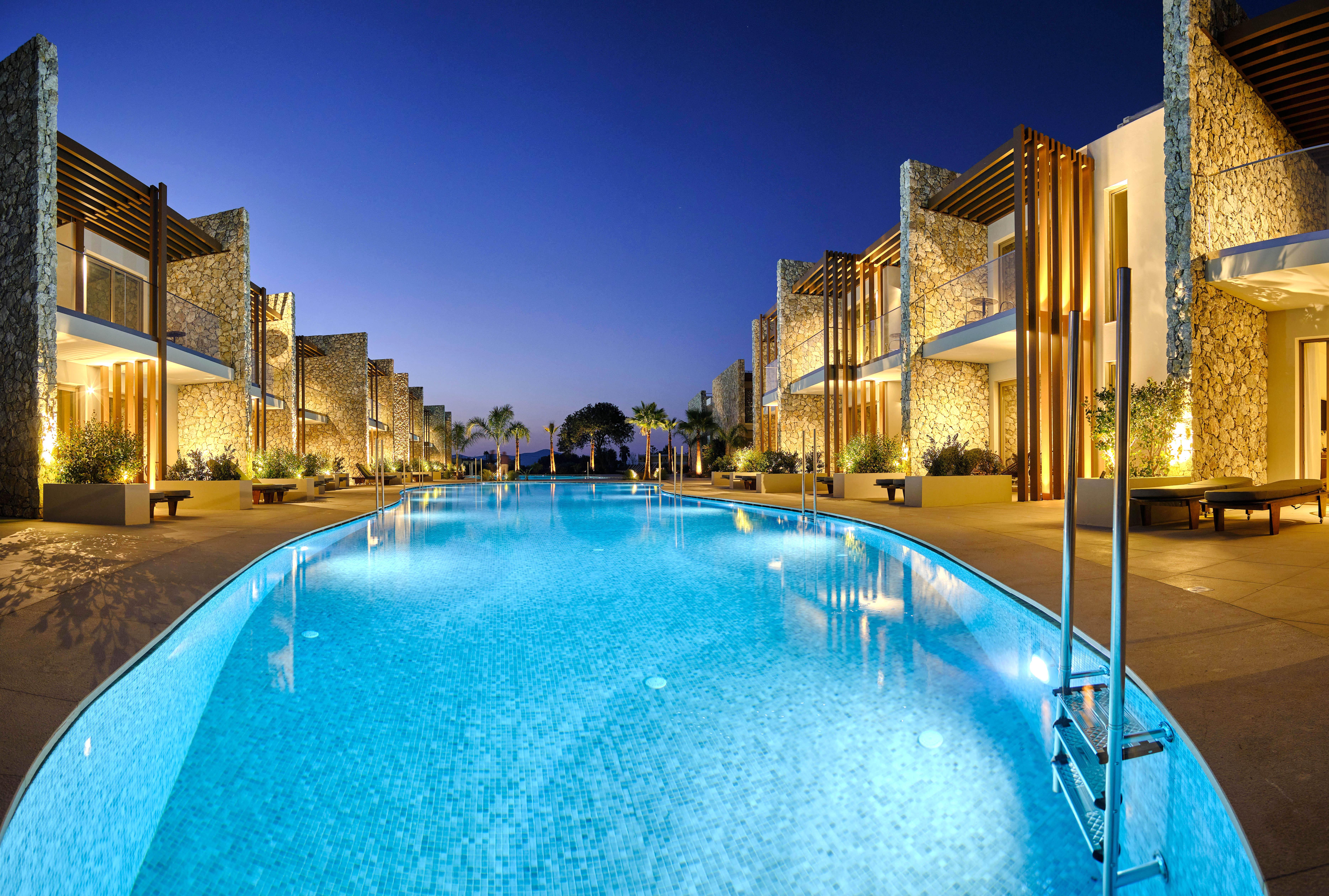 Utopia Blu Hotel Tigkaki  Ngoại thất bức ảnh