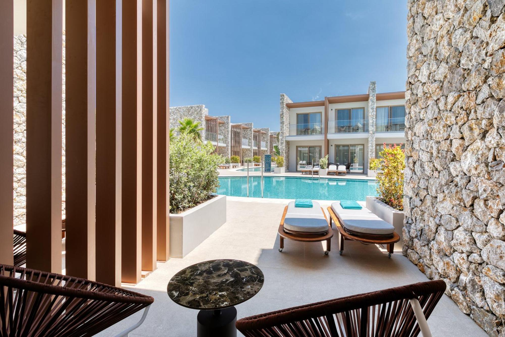 Utopia Blu Hotel Tigkaki  Ngoại thất bức ảnh